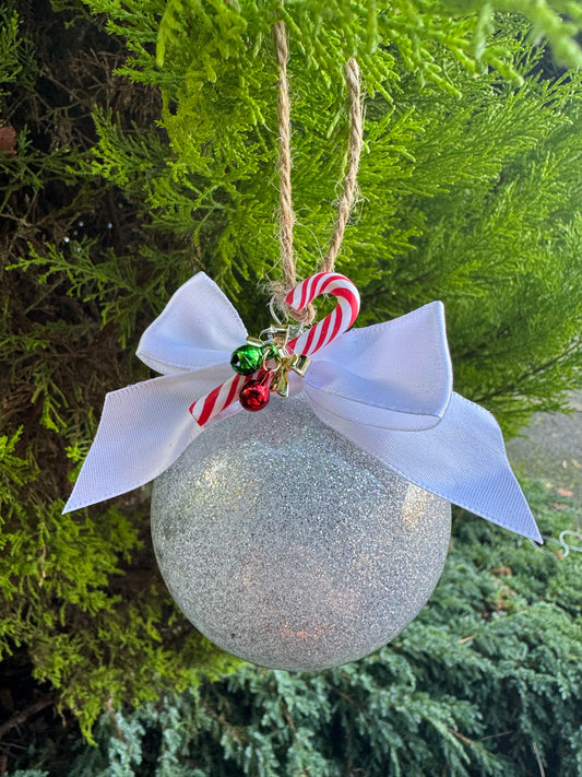 Glitter baubles