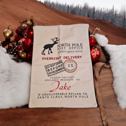 Personalised santa sack